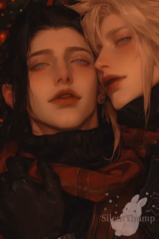 Zack & Cloud | Holiday Kisses
