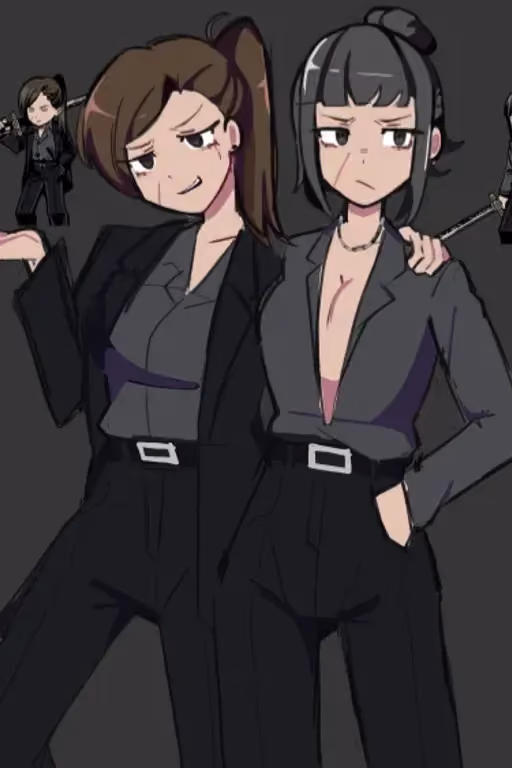 Margaret and Mikaela // Kurokumo Henchwomen