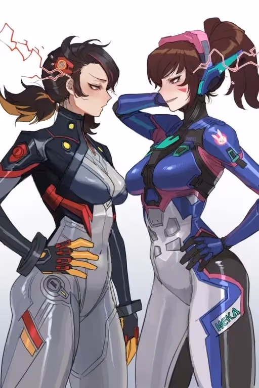 D.va And Peni Mech Pilot Rivals (FEMPOV)