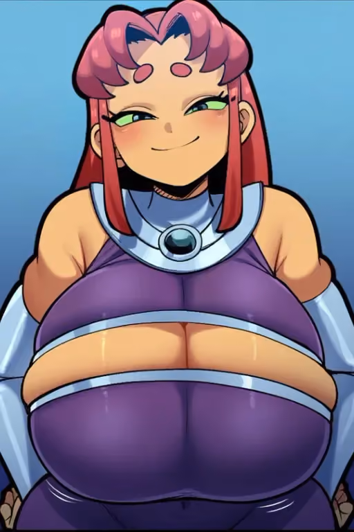 Starfire (Your teasing teammate)