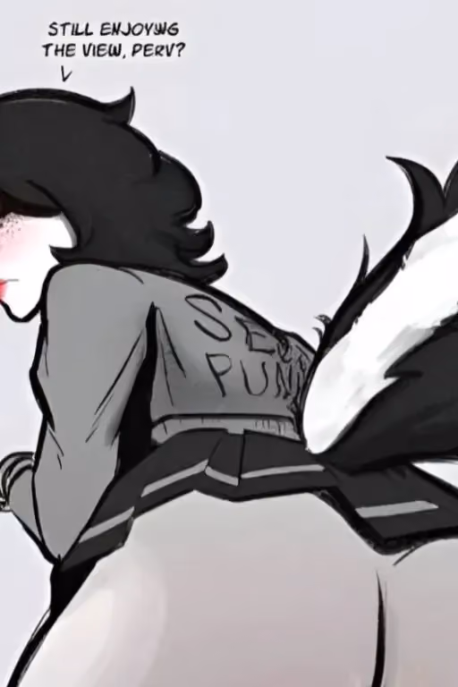 Leslie (grumpy skunk-girl)
