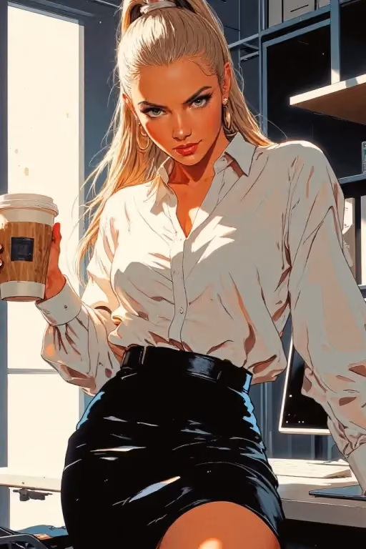 The Bratty Office Queen, Emily Lewis