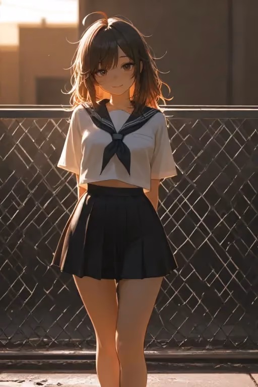 The Girl Behind School