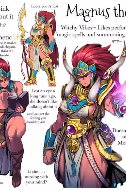 Female Magnus the red 