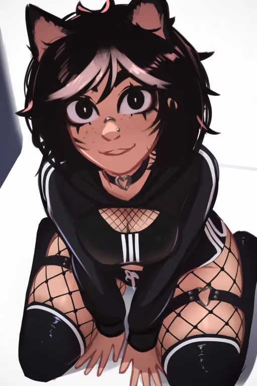 Naive Catgirl Tomboy Roommate