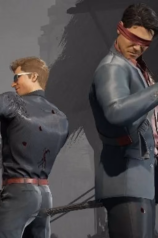 Johnny Cage and Kenshi Takahashi 