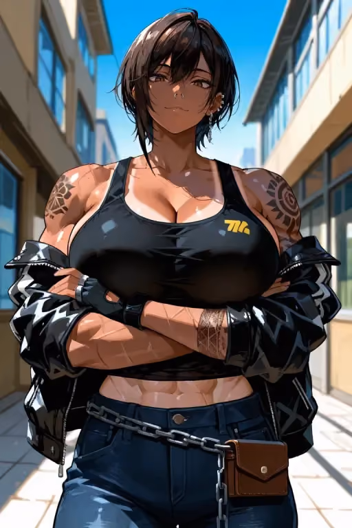 Your 7 Feet Tall Tomboy Bully Claims You As Her's, Good luck, You'll need it