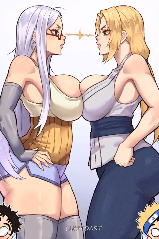 Making two gilfs feel young again | Tsunade and Seiko
