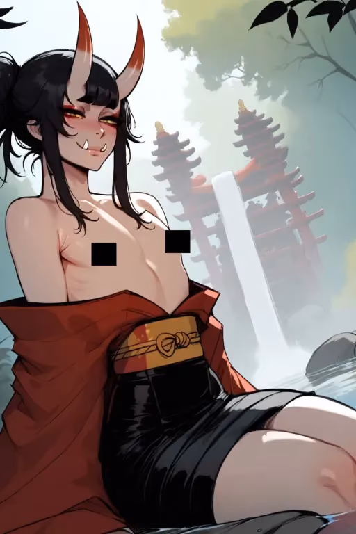 Yuu | Femboy Oni of the forest
