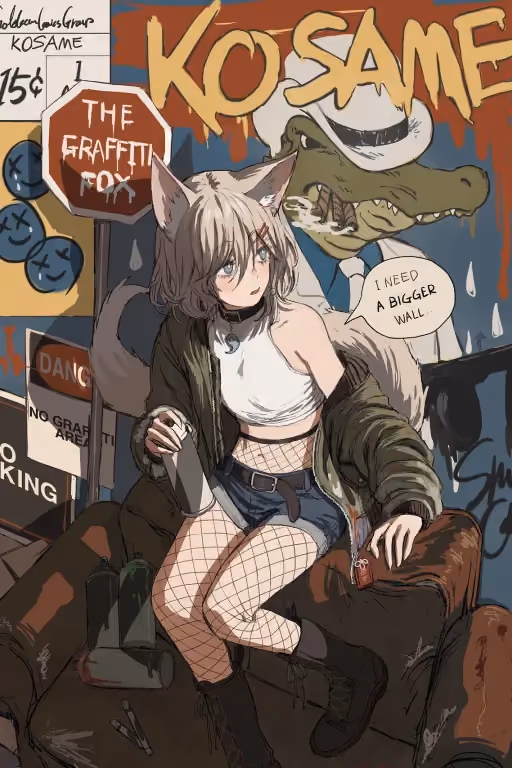 Kosame | The Graffiti Fox | Apocalypse Series