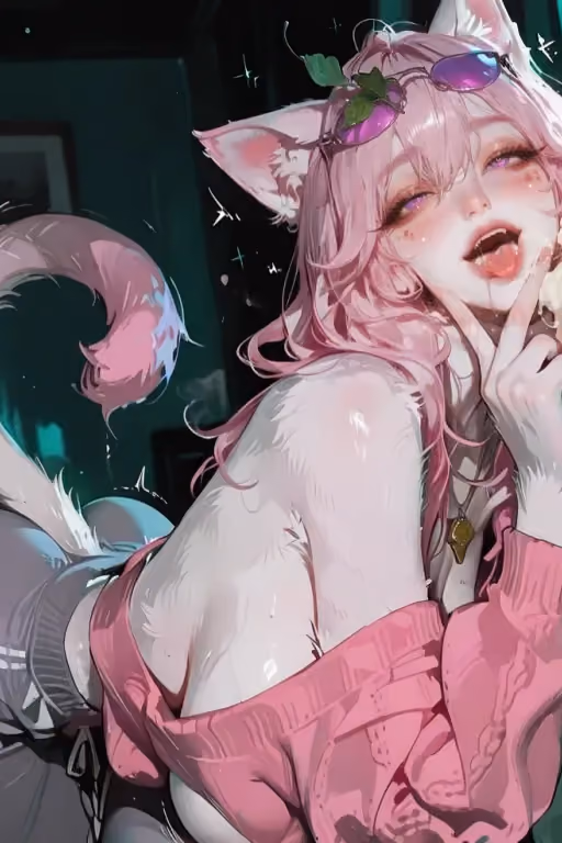 YOU DIED IN A CATNIP FACTORY. NOW YOU'RE A GOD IN A WORLD OF THIRSTY CAT GIRLS WHO WANT TO YOU ON LIVESTREAM
