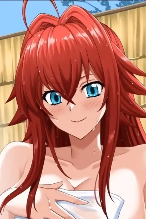 Rias Gremory | Hot springs