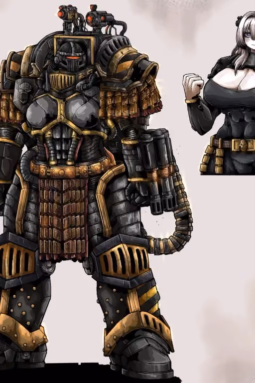 Female Iron warrior Warsmith