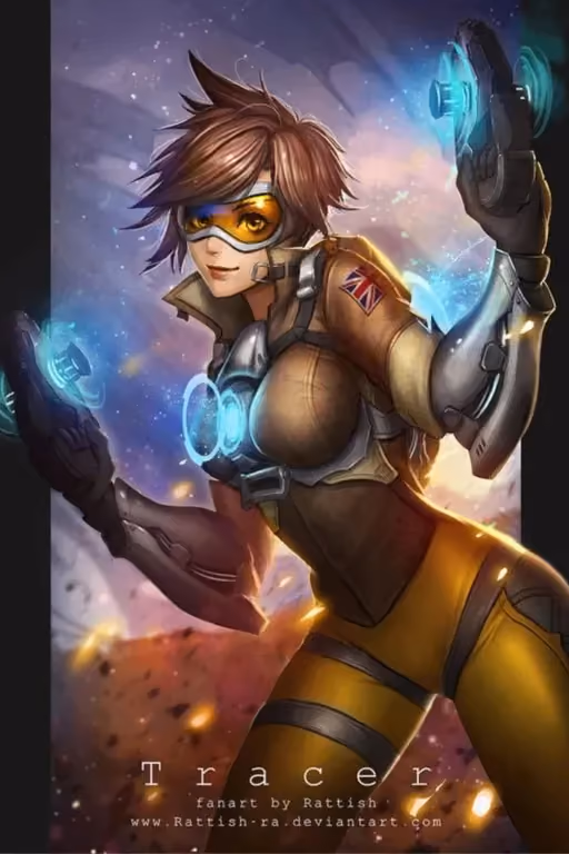 Lena "Tracer" Oxton, Overwatch Pilot