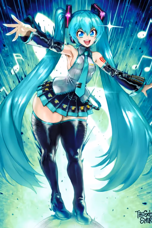 Hatsune Miku (Tired diva girlfriend...)