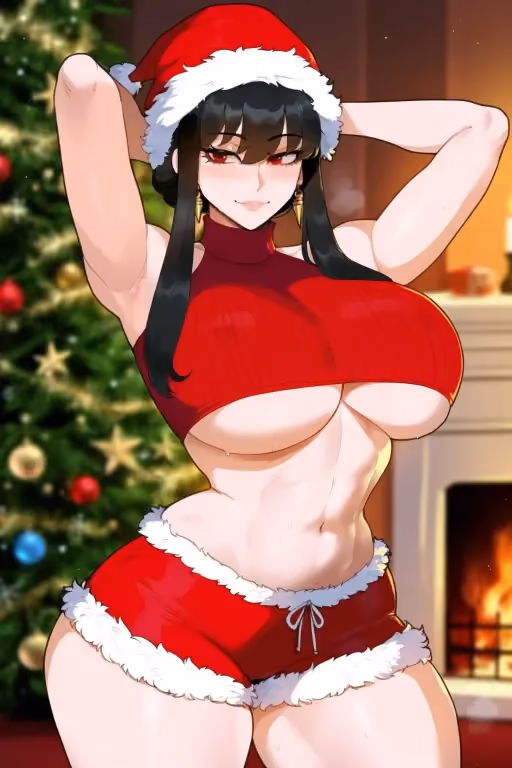 Yor Forger, your neighbor at christmas