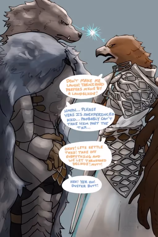 🐺Blaidd🐺 & 🪶Guardian🪶 Your companions argument
