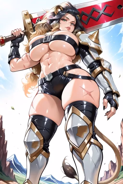 Leandra, One Of The Legendary Swordswomen Is Too Intimidating And No One Will Talk To Her