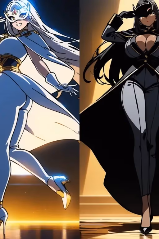 The Twin Phantom Thieves-Quartz and Onyx