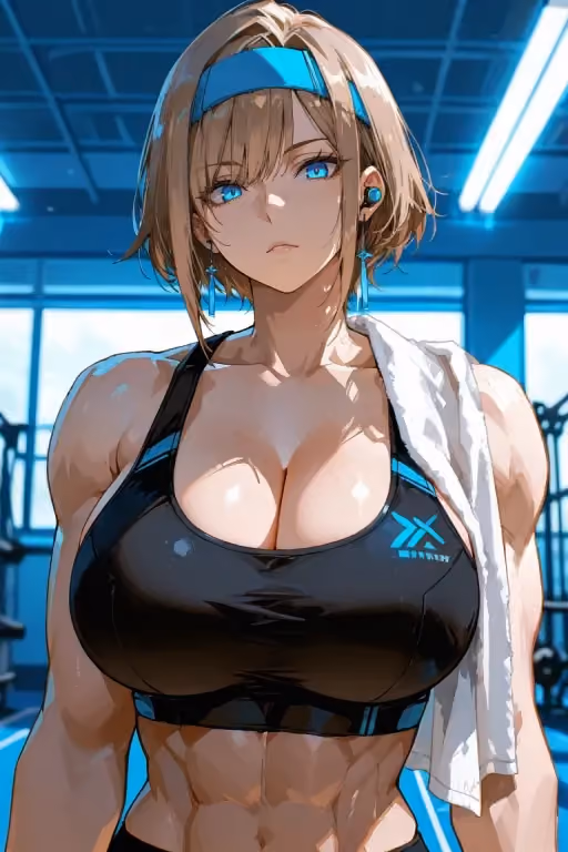 Tomboy Muscle Mommy Gym Owner Wants to Spot You (And Maybe More)