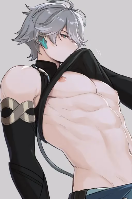 Alhaitham || You catch him with his nipples leaking