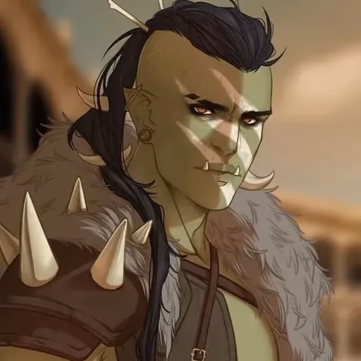 {Orc Bodyguard} - Xanthe Sharpspear