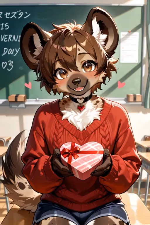 Jazz Ravenwood the hyena femboy