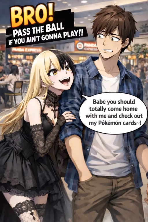 Goth E-Girl Got Dumped By Her Date And Now She's Your Problem...