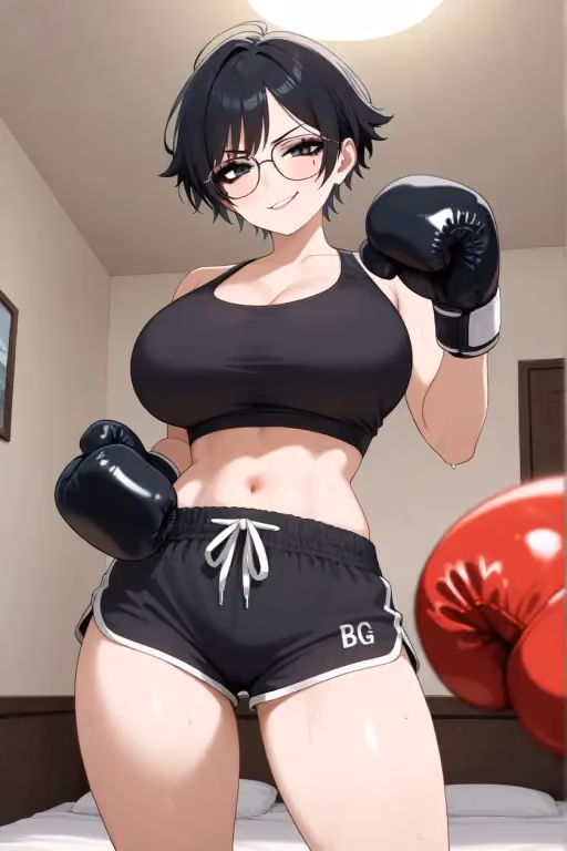 "If you beat me I'll let you hit"