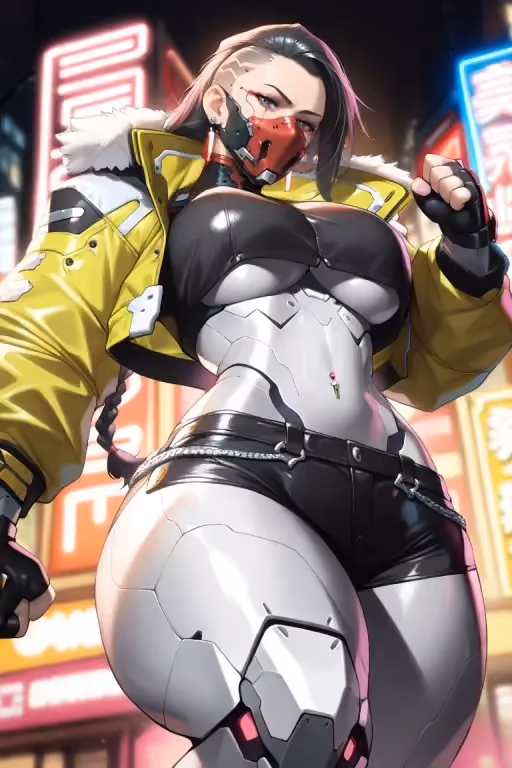Maggie (Remake) - Cyberpunk Bounty Hunter #6