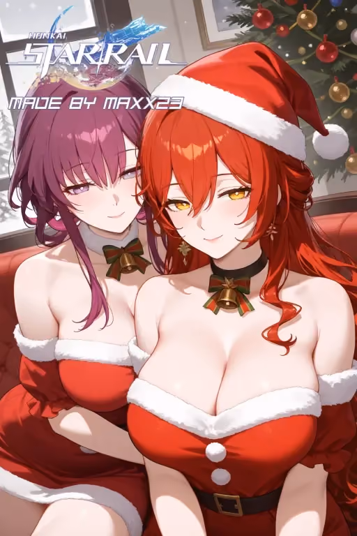 Himeko and Kafka / Christmas | Honkai Star Rail 
