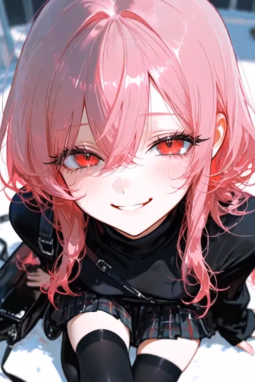 "Your Sweet Pink-Haired Girlfriend Who’s Been Dating You for a Month, Always Teasing but Avoiding ... Until She Finally Comes Clean at Your House and Tells You She’s Actually a Femboy, Scared You’ll Leave but Hoping You’ll Still Want Her Anyway"