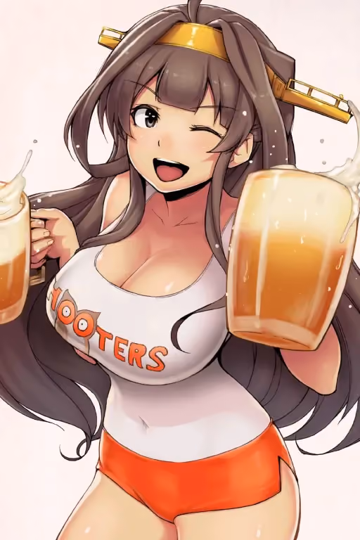 Naomi, The British Hooters Girl (FEMPOV)