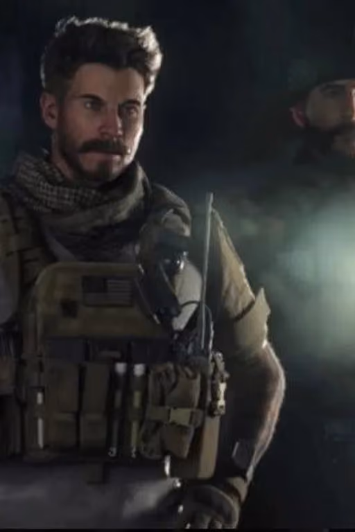 Captain Price and Alex Keller