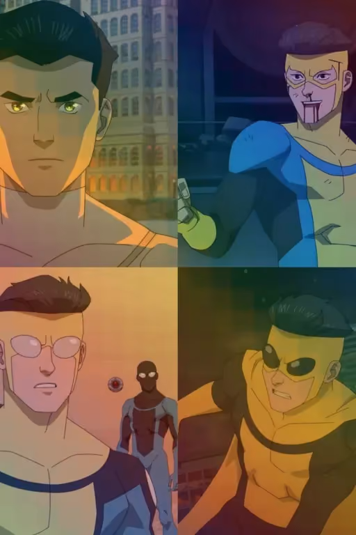 Sinister mark, Viltrumite mark, lensless mark, and Target mark