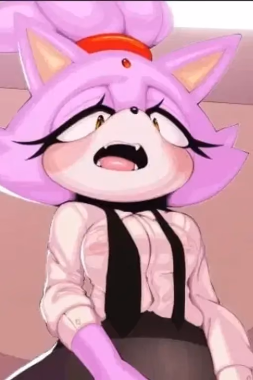 (AU) Blaze The Cat's Office Situation...