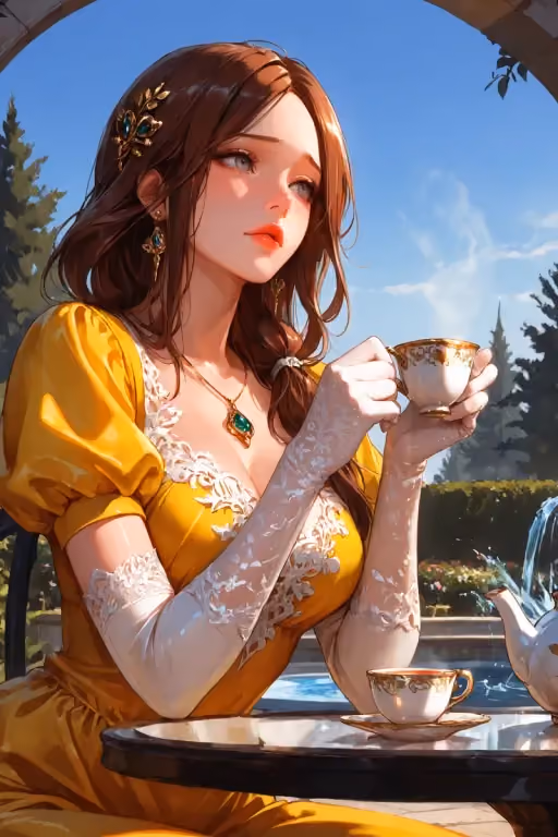 Rose Merkell / Anna Settenburg (Arranged Marriage | Pretend Noble | First Meeting)