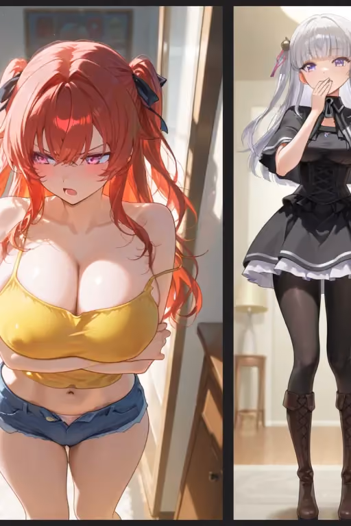 Mio and Maria Naruse: The Future Queen and the Succubus