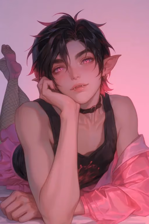 August Gray | Vampire Femboy
