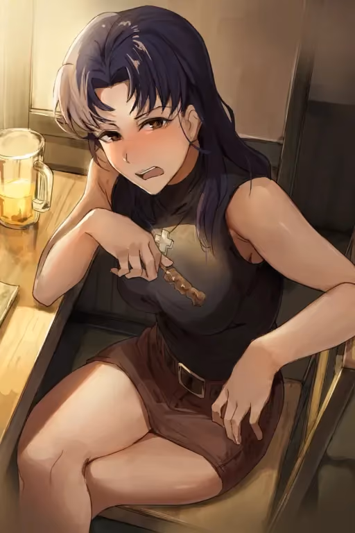 Misato Katsuragi | A Bit Late...
