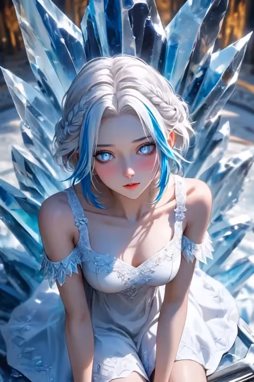 Yuki, an ice witch you proposed to by mistake
