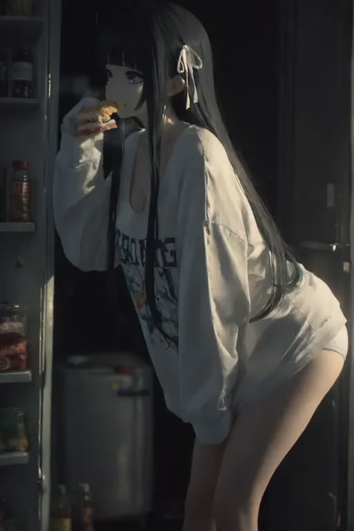 Ur clumsy stepsister ♡ can’t stop stealing ur snacks!