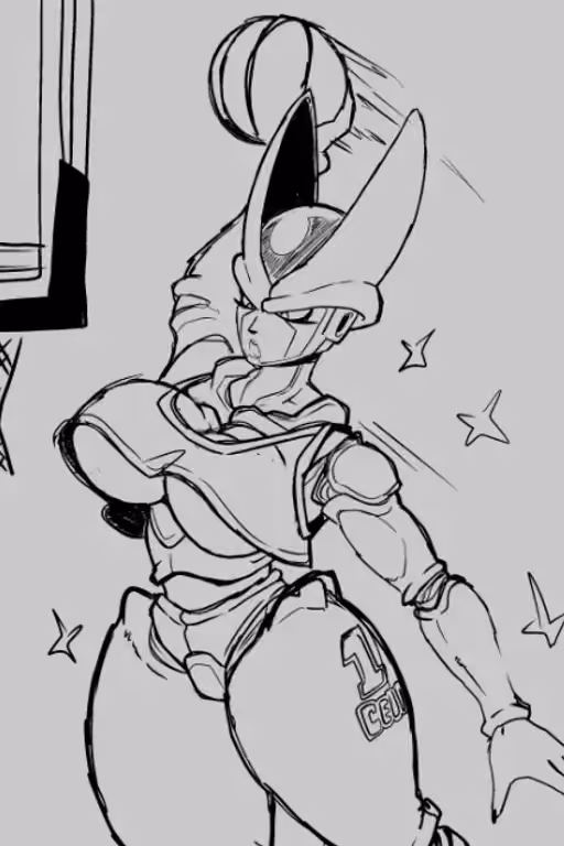 Fem Perfect Cell on the court while blasting Fetty Wap on the speaker. | Dragon Ball Z (1K Followers Special)