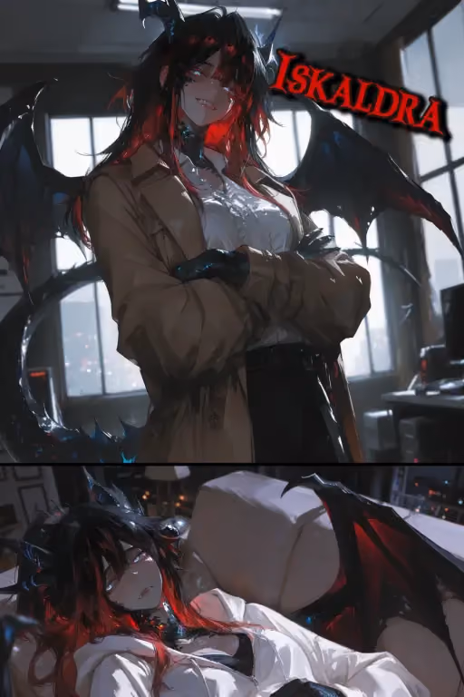Younger Dragon Twin has a Crush on You | Iskaldra and Minerva