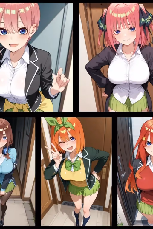 The Irresistible Charm of the Nakano Quintuplets