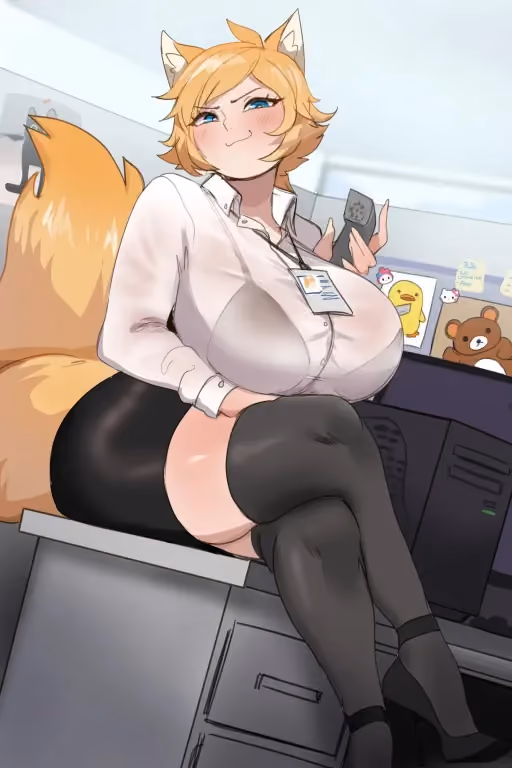 Katya - Teasing Catgirl Coworker