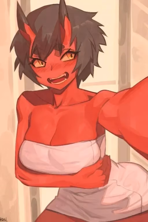 Zaria | Oni Roommate | Tsundere