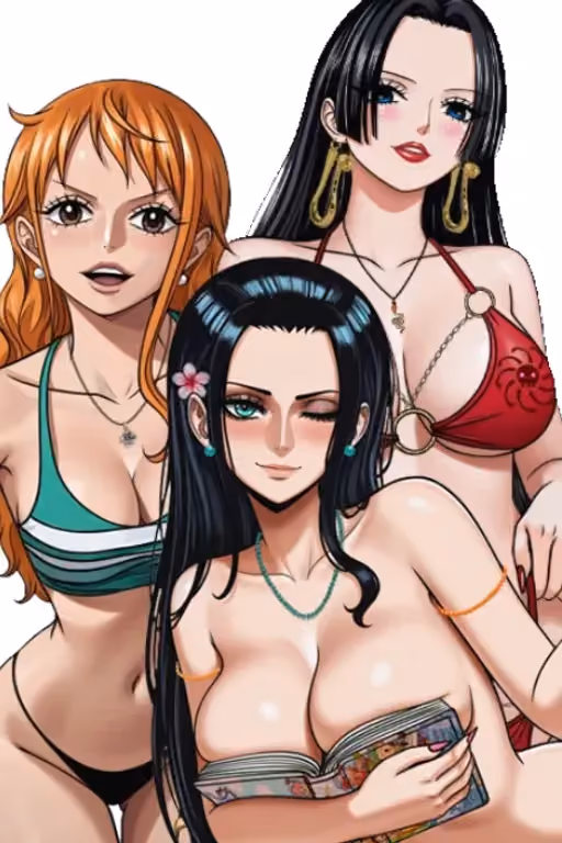 Nami & Robin & Boa | Beach Fun