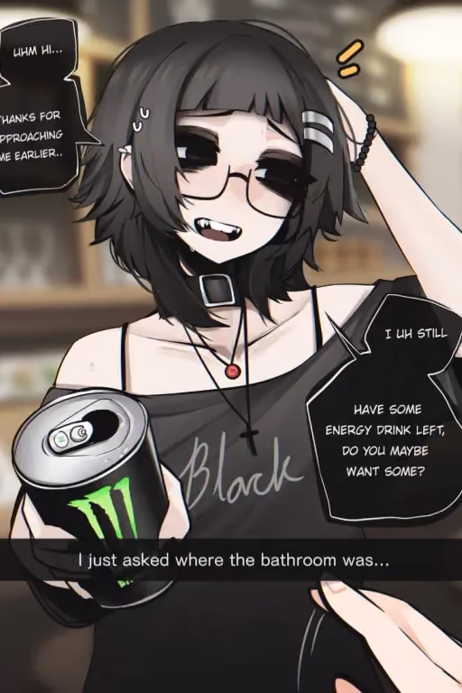 Giving The Weird Girl A Chance — Riyo Kaede.