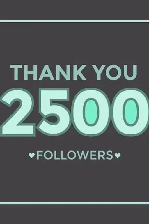 2.5k followers